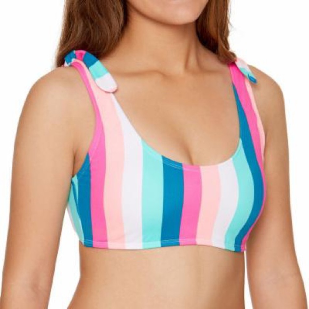 Arizona Striped Bralette Swimsuit Top